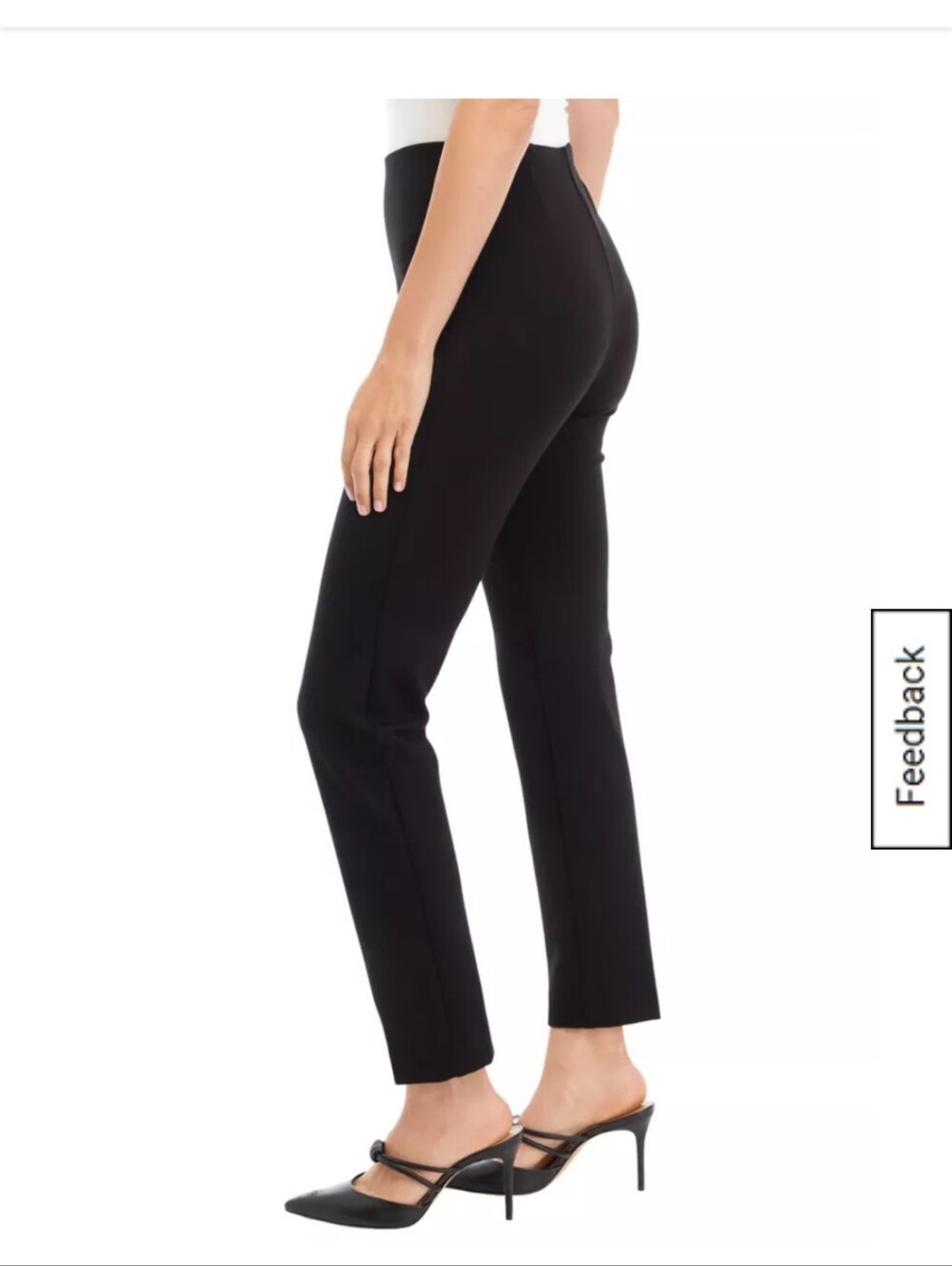 NWT Anne Klein Compression Pull On Slim Ankle Pants Size Xl